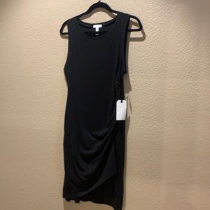 Leith Ruched Sleeveless Sheath Dress